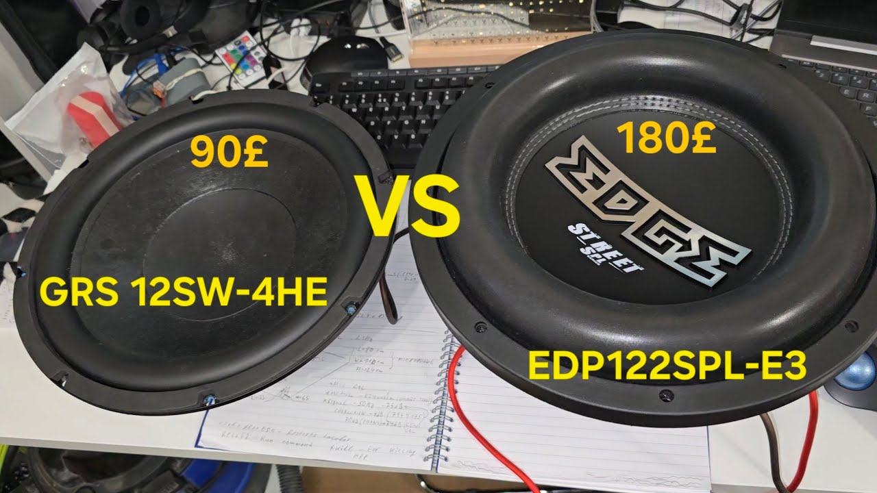EDGE EDP122SPL-E3 vs GRS 12SW-4HE Subwoofer Drivers Review & Comparison