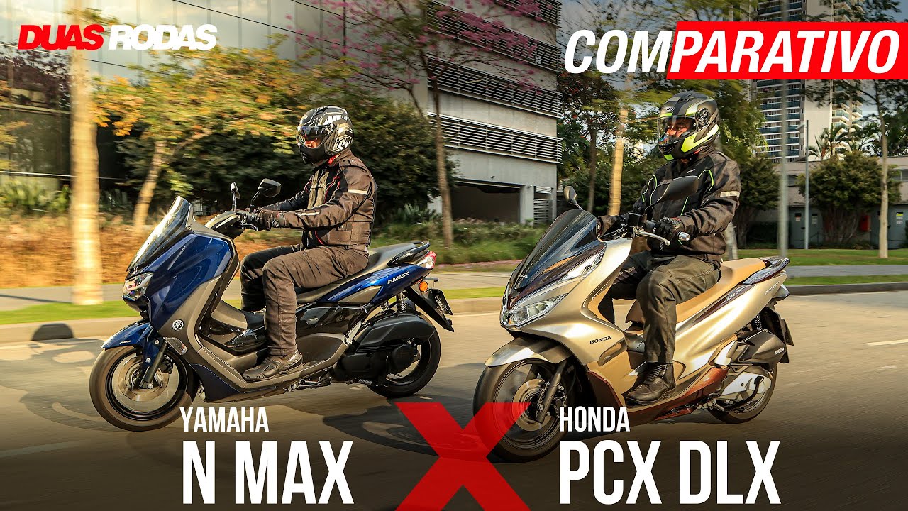 COMPARATIVO SCOOTER: HONDA PCX DLX x YAMAHA NMAX