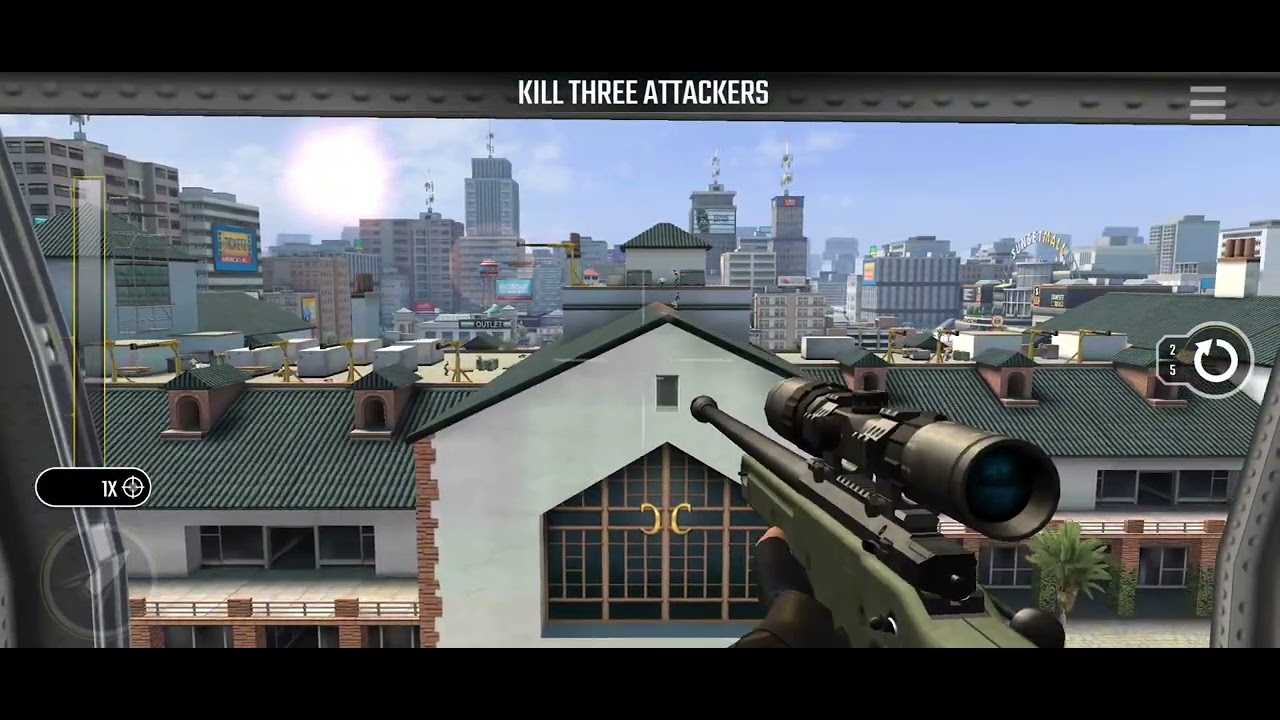 Pure Sniper Z22 Mission 31 Bat Along Kill Three Attackers