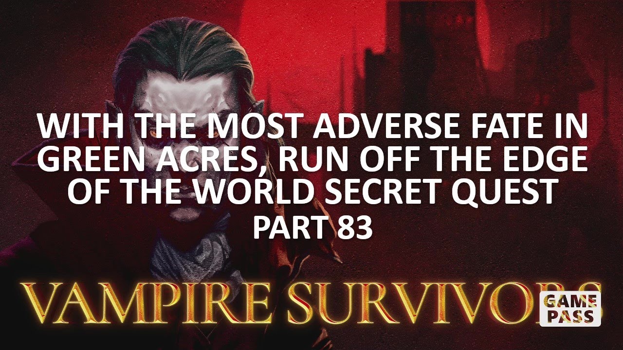 WITH THE MOST ADVERSE FATE IN GREEN ACRES, RUN OFF THE EDGE OF THE WORLD