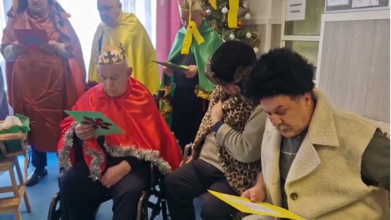 Jasełka w Domu Pomocy Społecznej dla Osób z Chorobą Alzheimera w Ptaszkach z filią w Kukawkach