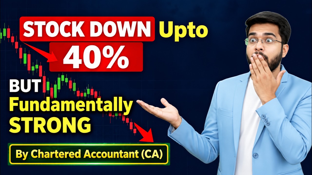 Top 10 Stocks CRASHED 40% 📉 - But Fundamentally Strong | Next Multibagger in 2026?