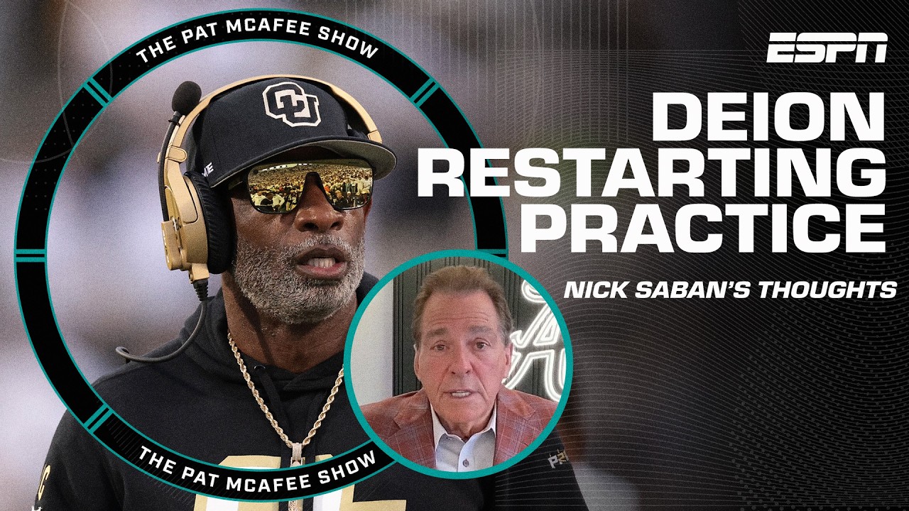 Nick Saban on Deion Sanders starting practice over + Alabama/Georgia DEEP DIVE | The Pat McAfee Show
