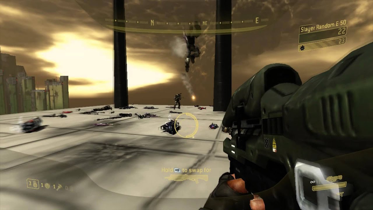 Halo 3 ODST Multiplayer - Fiesta Slayer Gameplay