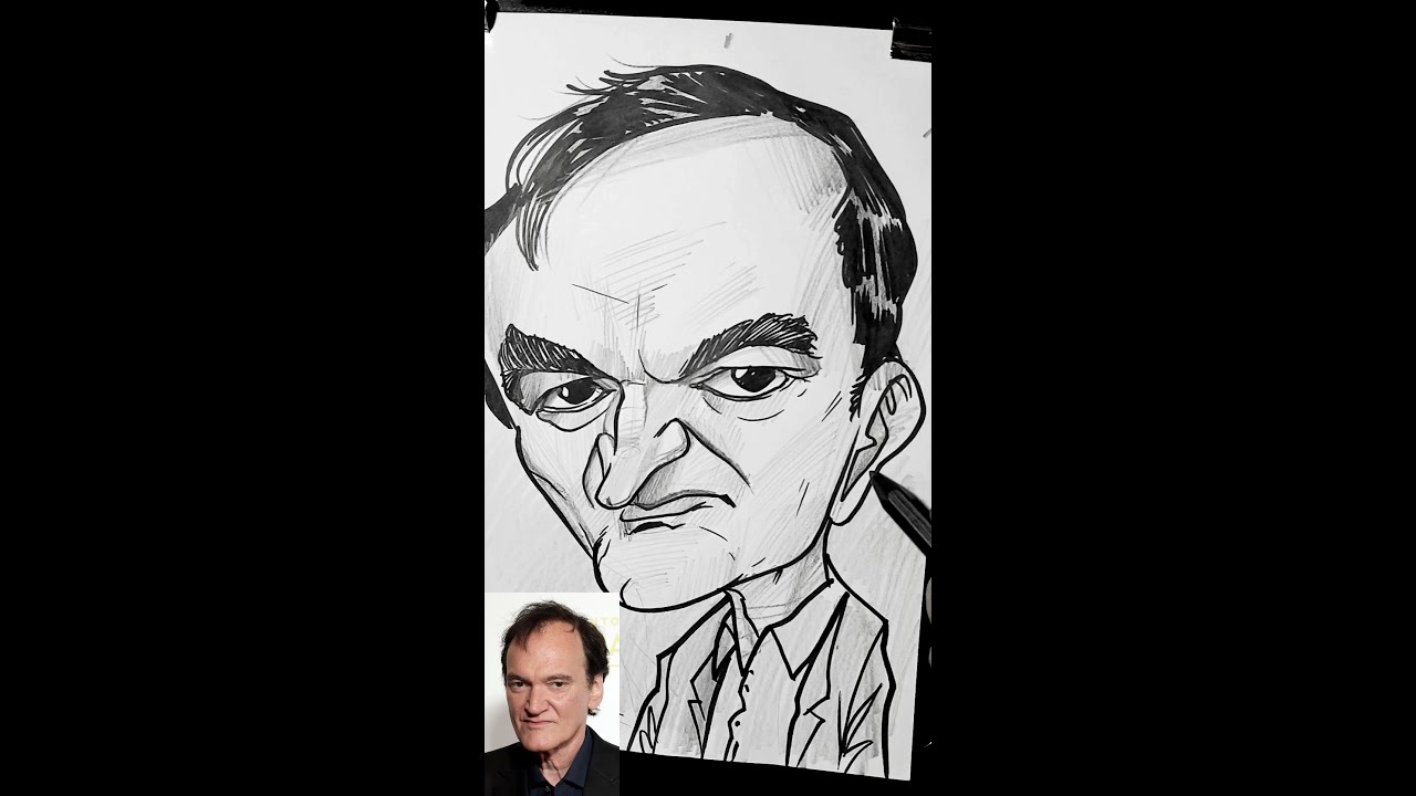 Caricatura Quentin Tarantino
