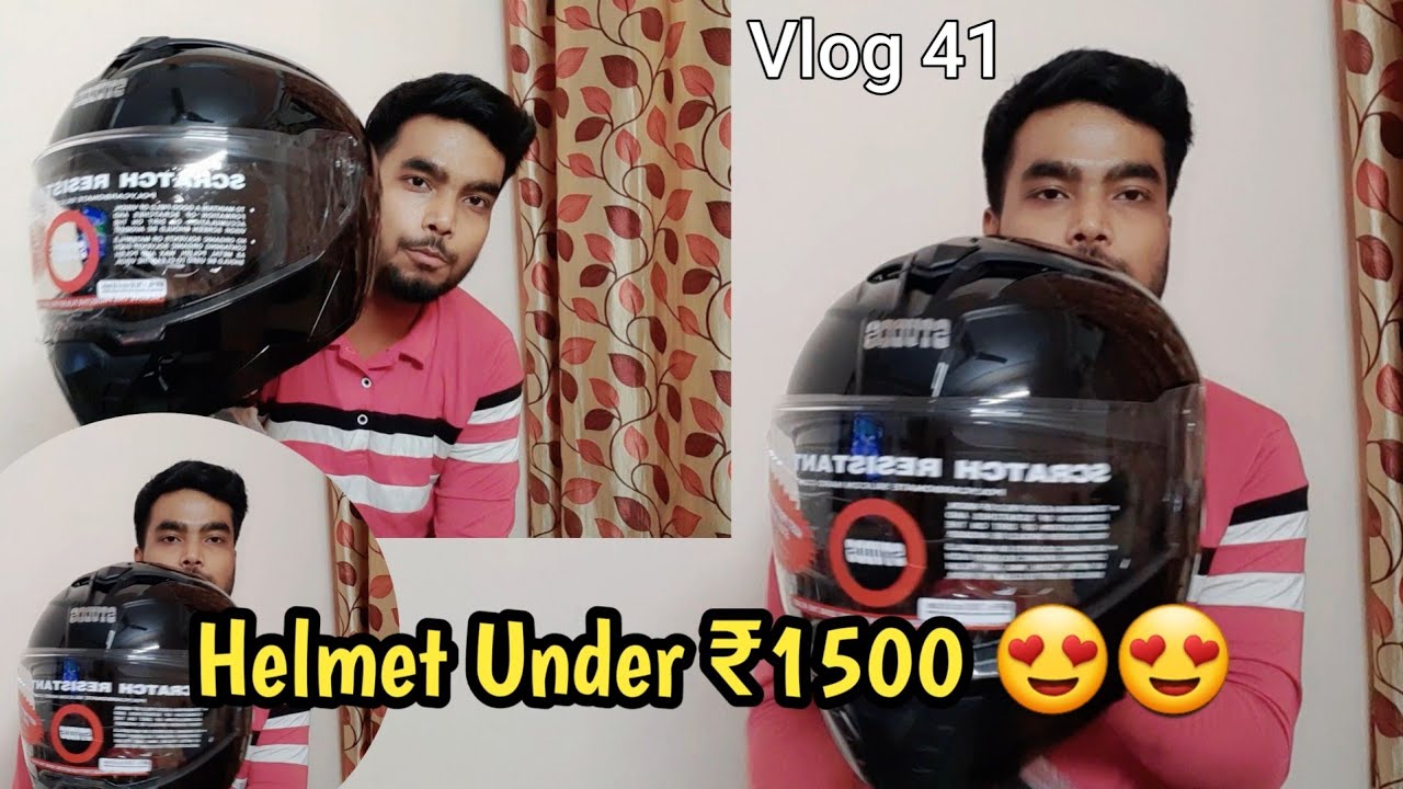 HELMET UNDER ₹1500 | BEST HELMET | VLOG 41