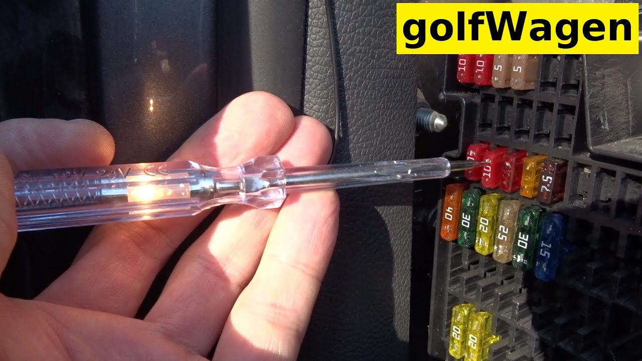 VW Golf 5 Fuse problem climatronic control module