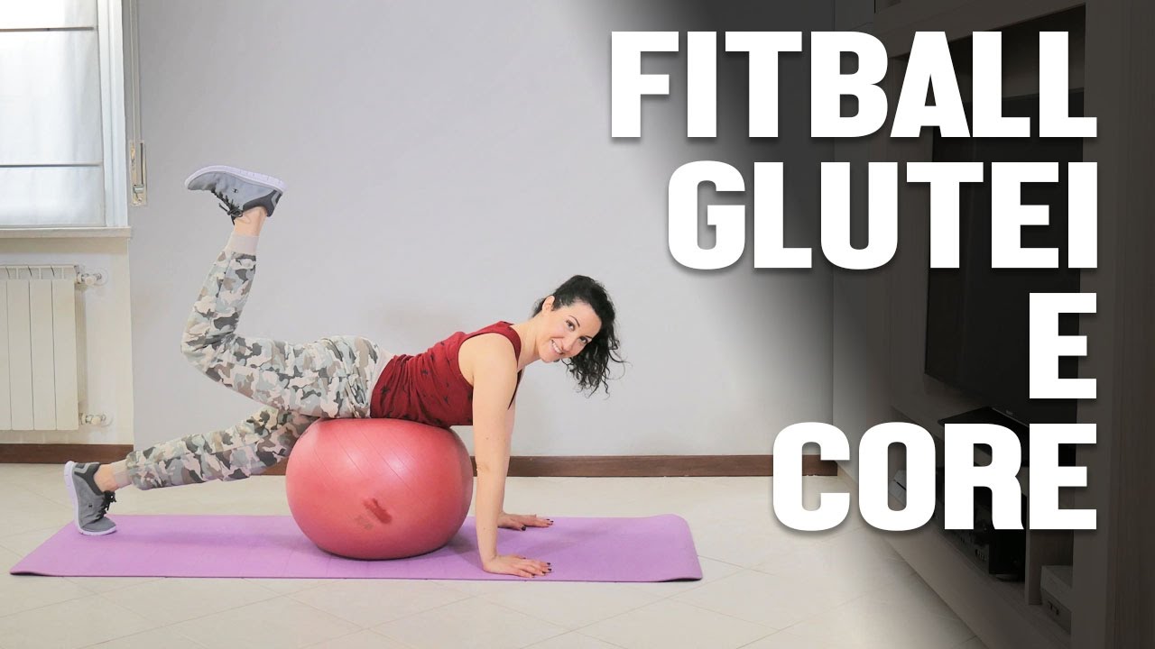 Allenamento di 5min con la fitball - glutei e core