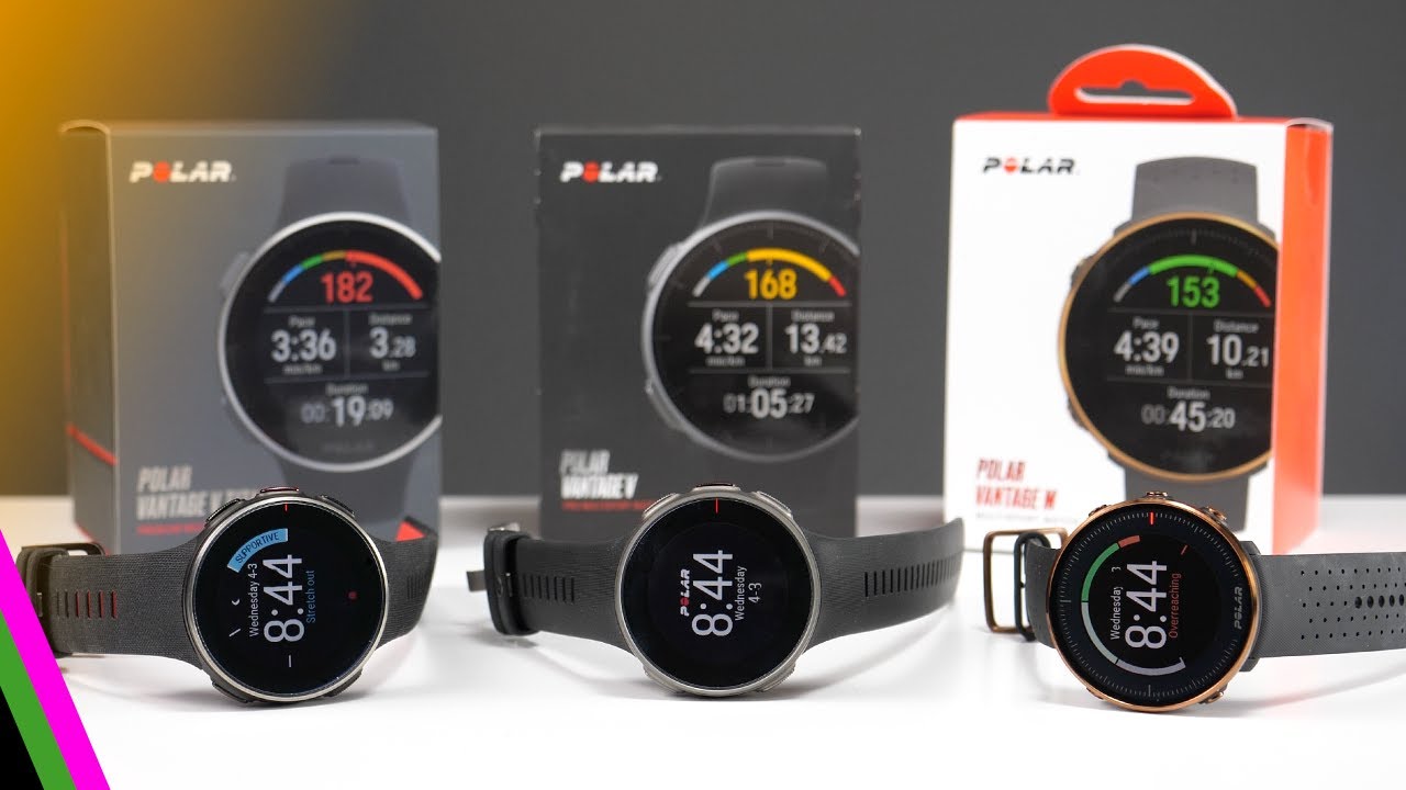 Polar Vantage Series GPS Sportswatch Comparison // Vantage V Titan, Vantage V, Vantage M