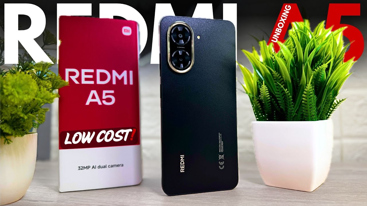 Redmi A5 Unboxing - A 80&euro; &egrave; il MIGLIOR Smartphone ENTRY LEVEL MAGGIO 2025! 32MP 120Hz SUPER Batteria