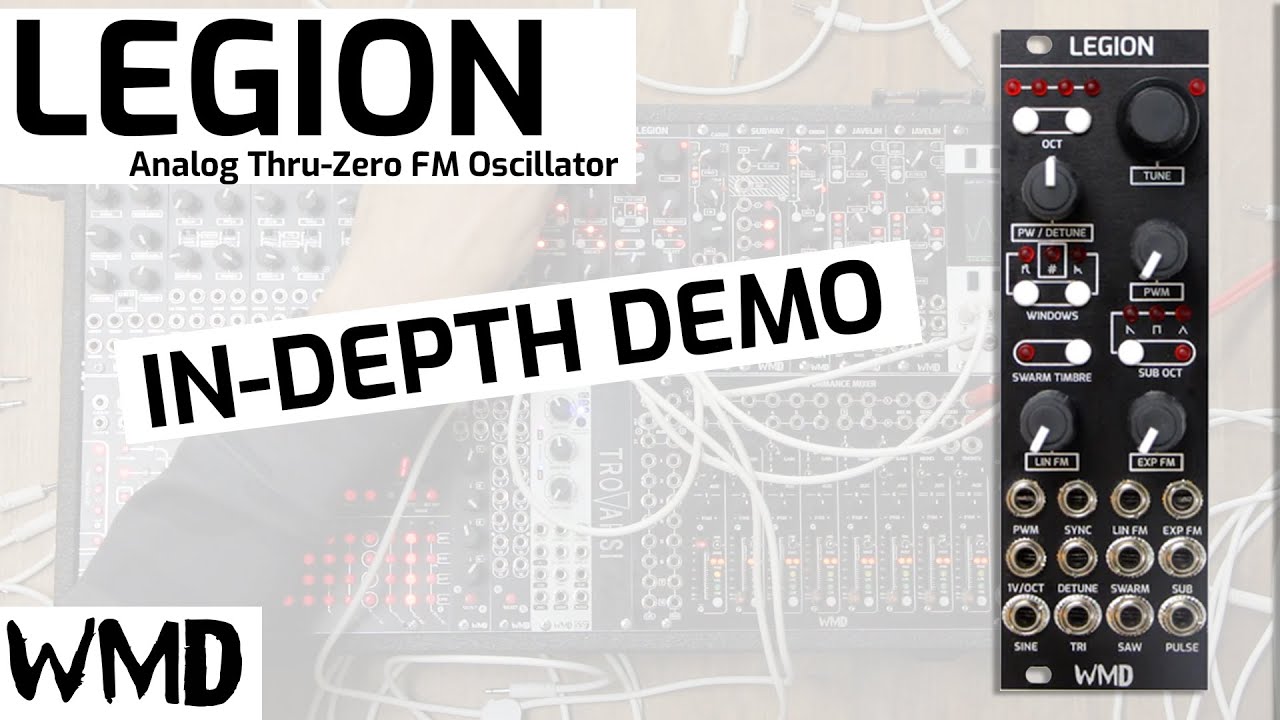 WMD Legion - Eurorack Analog Oscillator - In Depth Demo