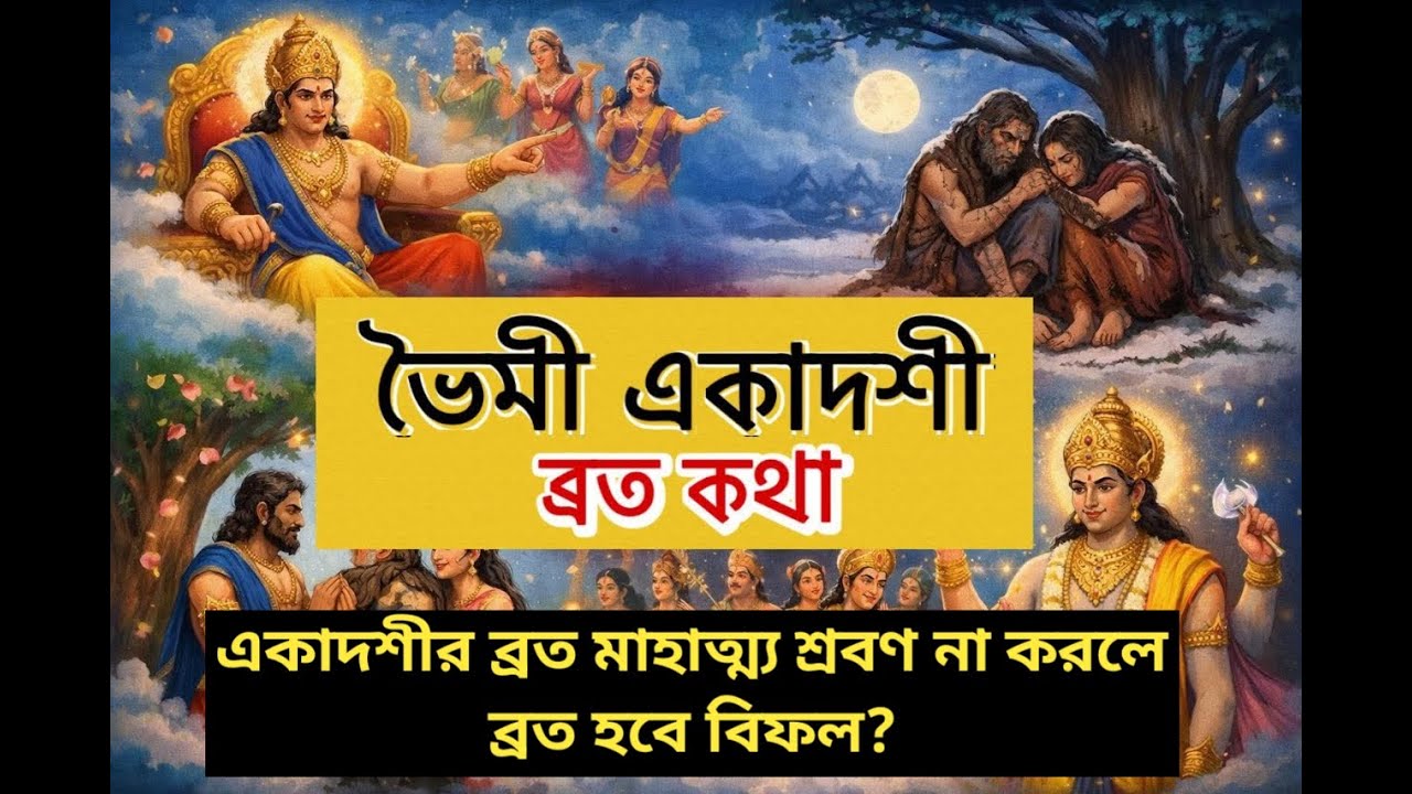 ভৈমী/জয়া একাদশীর ব্রত মাহাত্ম্য না শুনলে এই লাভগুলি মিস করবেন 😮 | Vaimee Ekadashi Katha Bangla