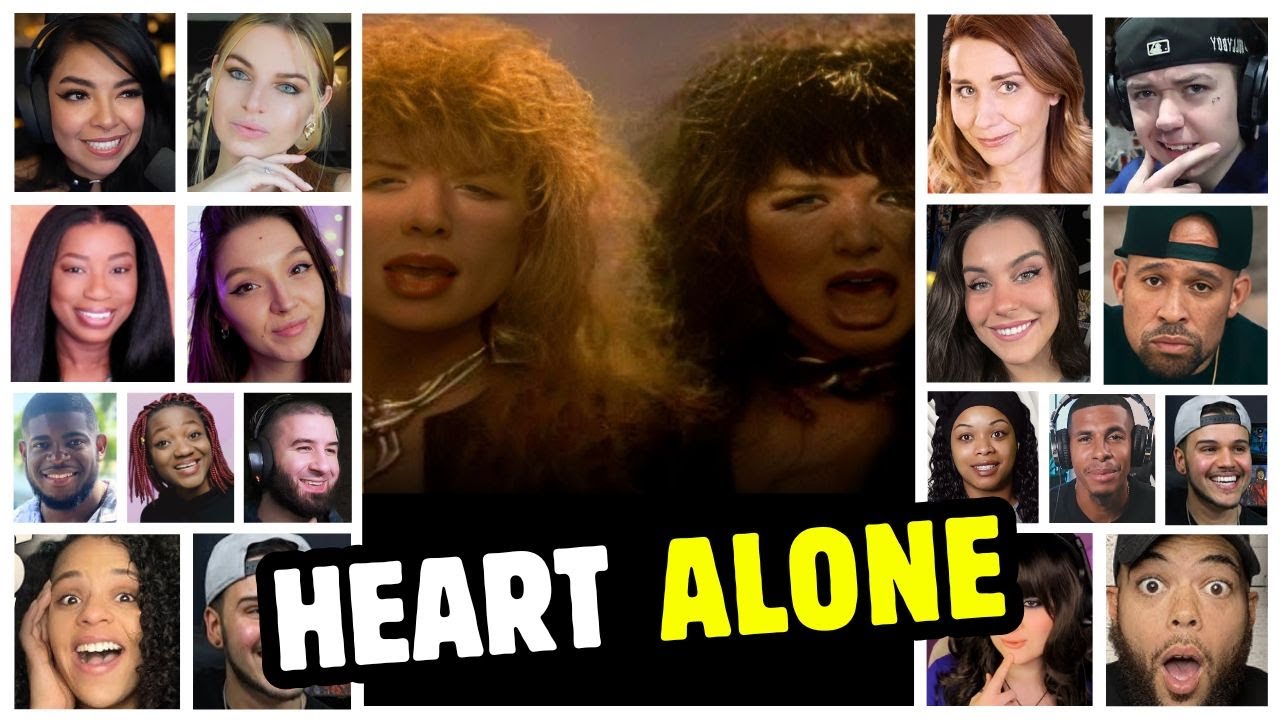 Heart - Alone - Reaction Compilation