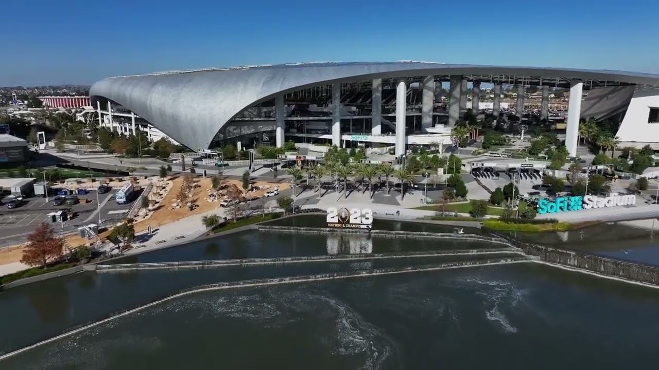 ESPN Drones Outside SoFi