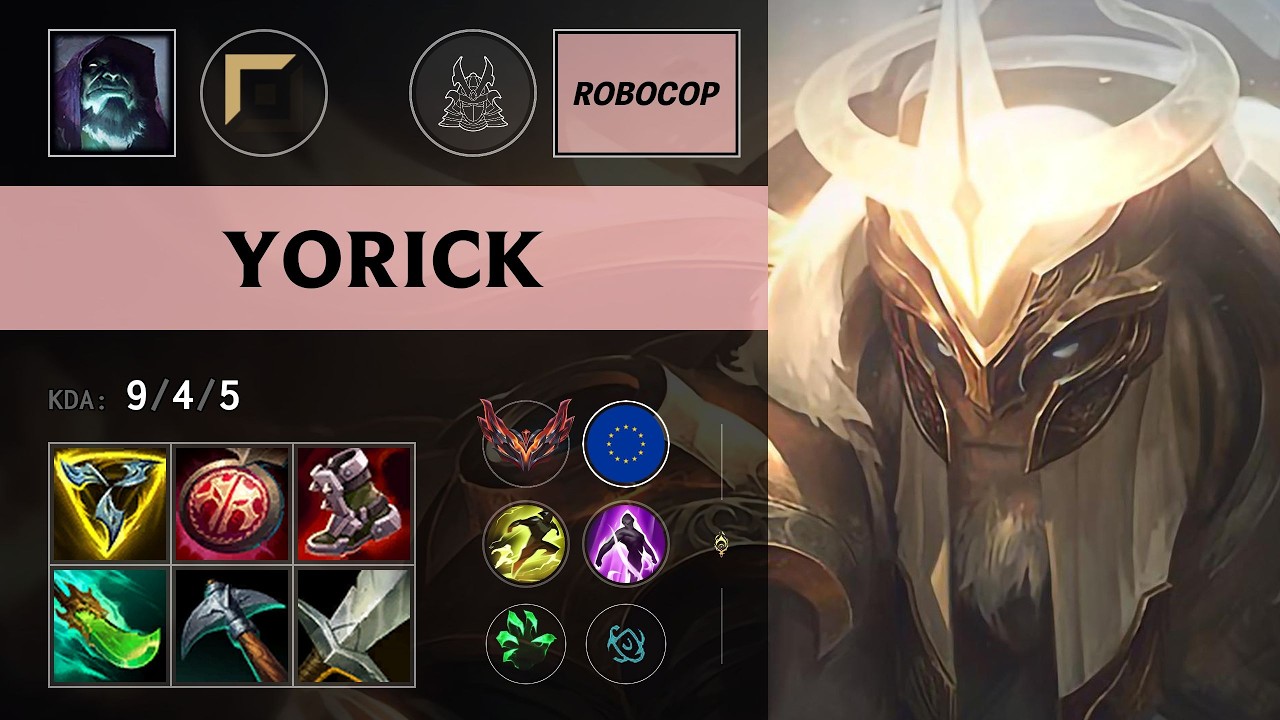 (CKZ Robocop) Yorick Top vs Jayce - EUW Grandmaster Patch 26.14