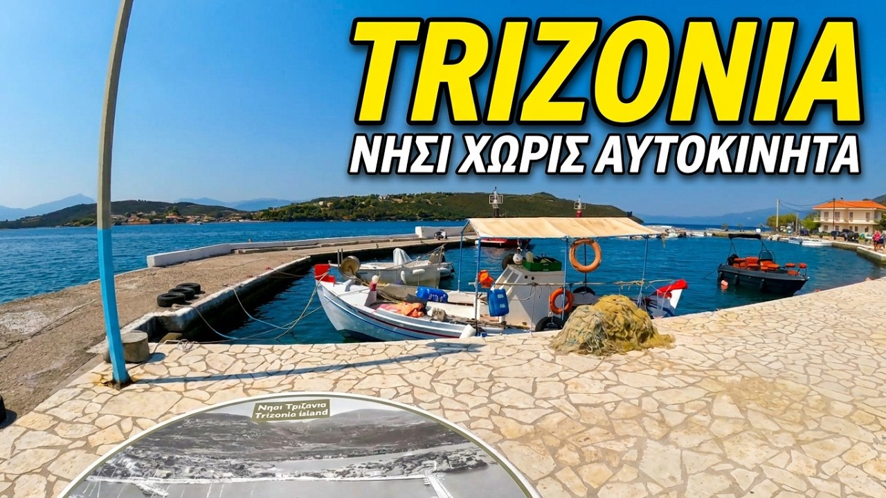 #Τριζόνια. Ιδανικός προορισμός στη Φωκίδα (Χωρίς αυτοκίνητα) Trizonia. Ideal destination in Fokida.