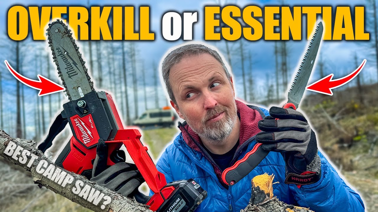 Choosing the Right Camp Saw - Milwaukee M18 Hatchet vs Silky F180