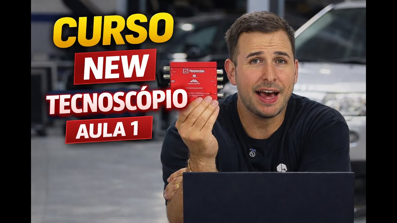 Curso Osciloscópio New Tecnoscopio - Aula 1 - Apresentação do Osciloscópio e Acessórios
