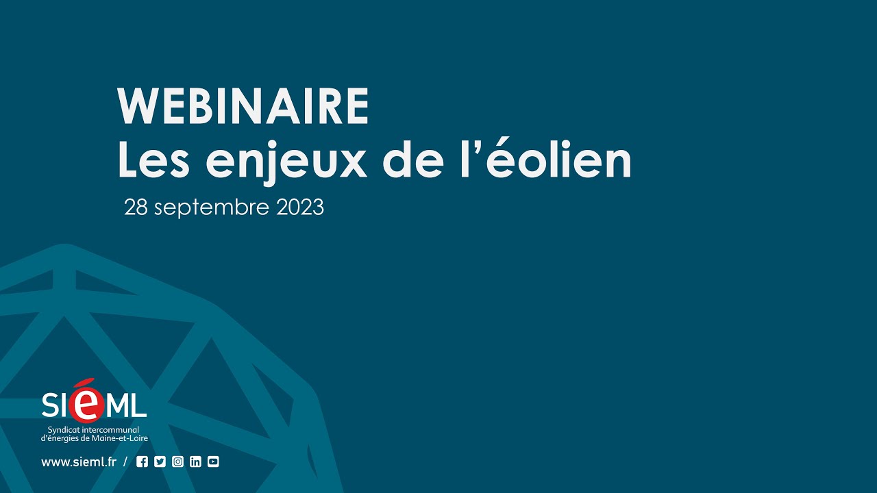 Webinaire Les enjeux de l'éolien | 28 septembre 2023