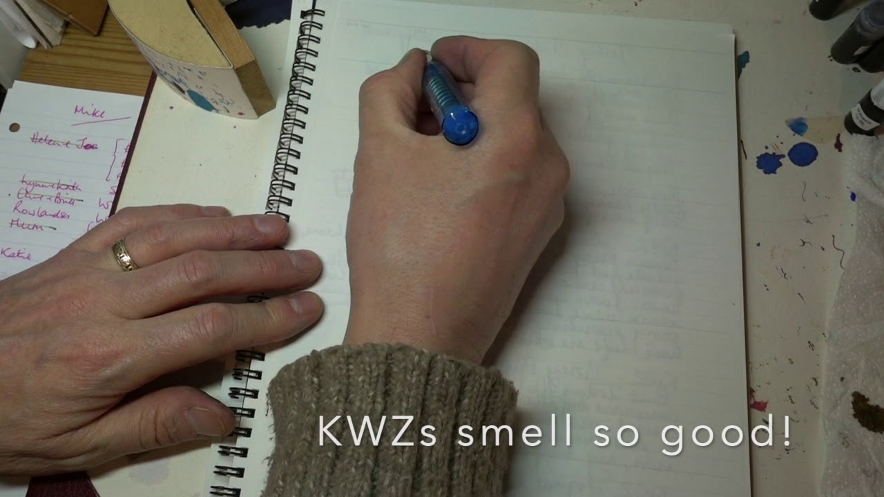 Comparison: KWZ and De Atramentis Inks