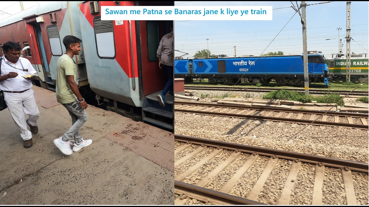 Patna Junction to Varanasi train Journey in Archana Express