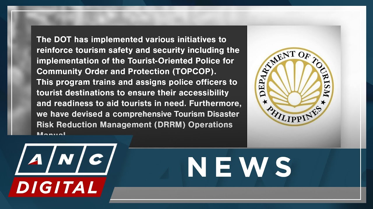 PH Tourism Department vows to ensure tourist safety after Forbes report | ANC