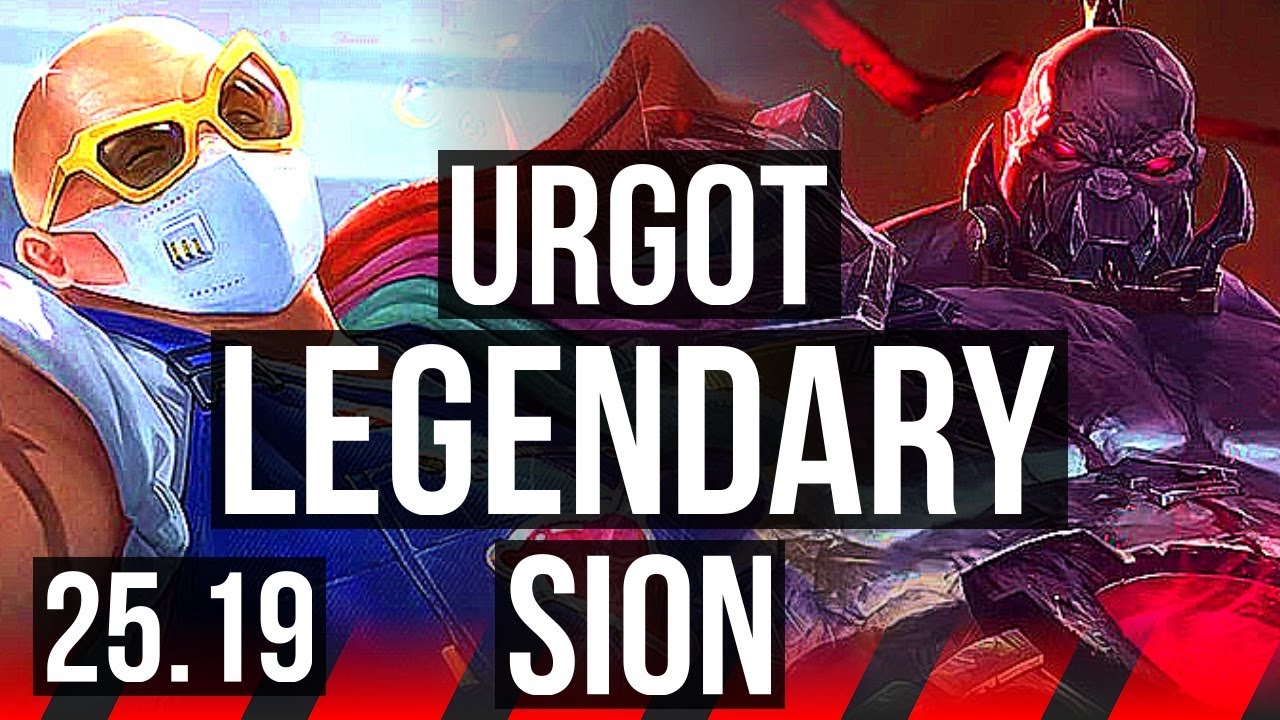 URGOT vs SION (TOP) | Rank 3 Urgot, 17/2/13, 72k DMG, Legendary | KR Grandmaster | 25.19