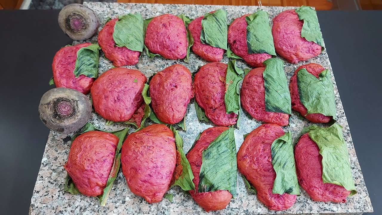 Pan de dulce en Hoja de Remolacha o Betabel a mi estilo @Panadería y Pastelería con el toque de Luis
