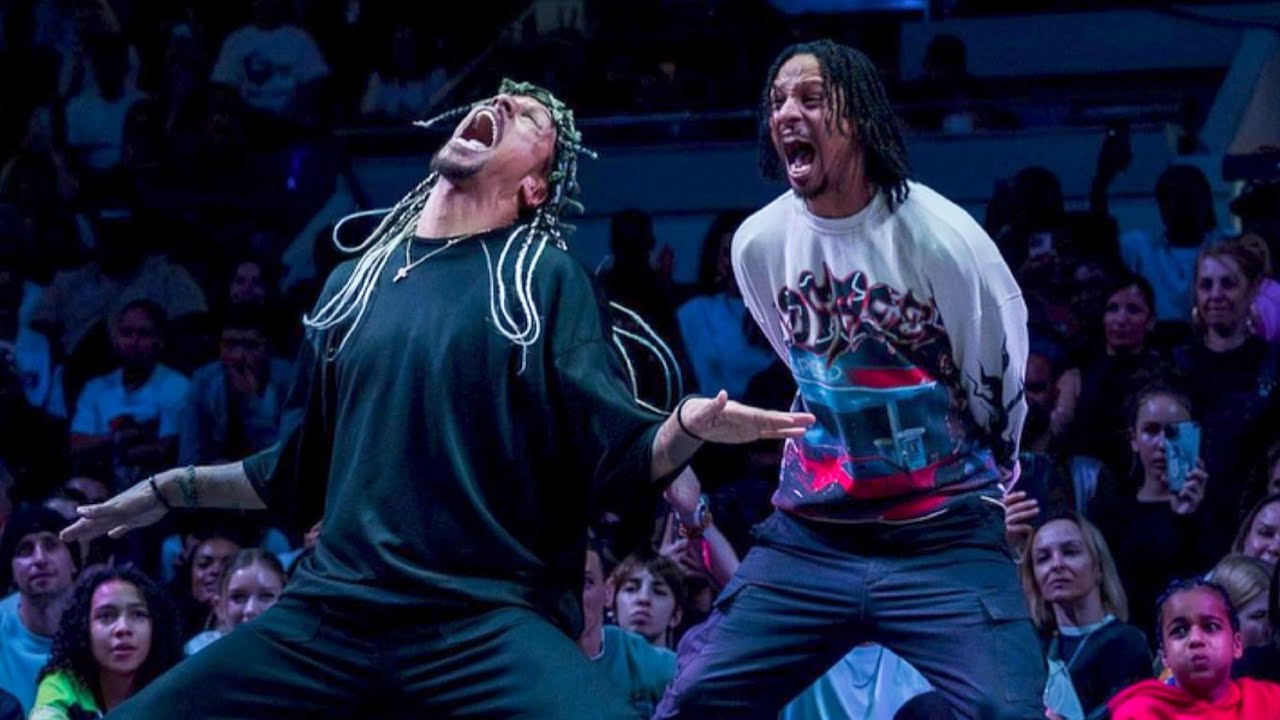 Les twins at Juste Debout 2026 Dance Battles 