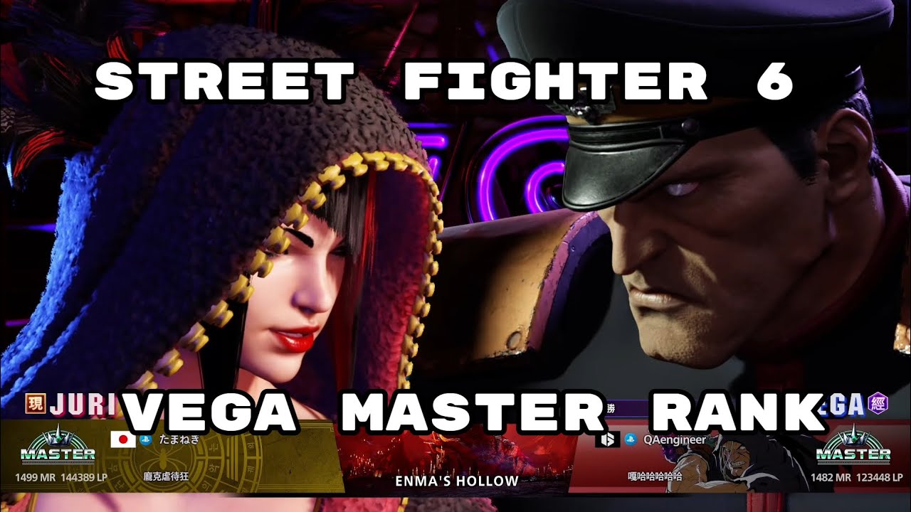 [4X大叔隨便玩] Streets Fighter 6 (快打旋風/街頭霸王) - VEGA 維加 Master Rank - 2025/12/26