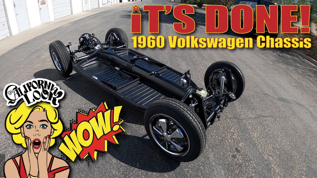 1960 California Look Volkswagen Beetle Bug Chassis is FINALLY Finished | Airkewld | #ChassisKings