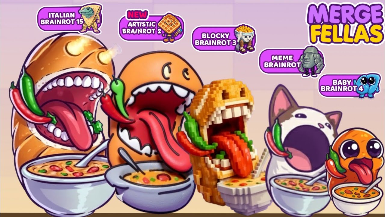 Merge Fellas BOSS + BOSS⁉️ARTISTIC 2, BRAINROT 15, BLOCKY 3, MEME & BABY 4 - New Update Ultimate Max