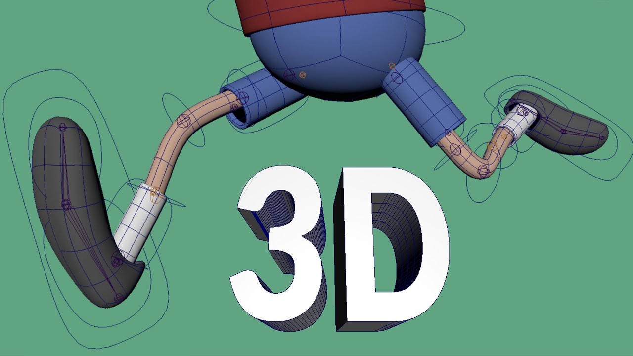 3D - Leg Rigging - Maya