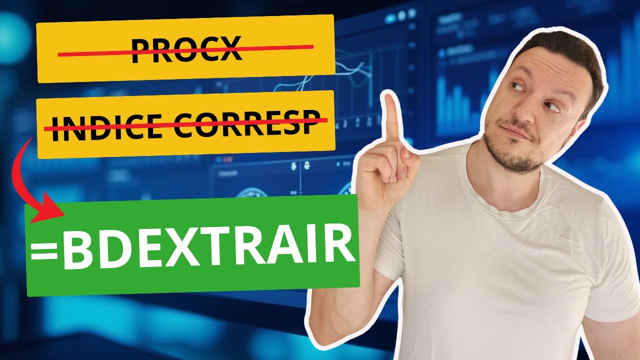 Experimente a Função BDEXTRAIR em vez de INDEX + CORRESP ou PROCX!