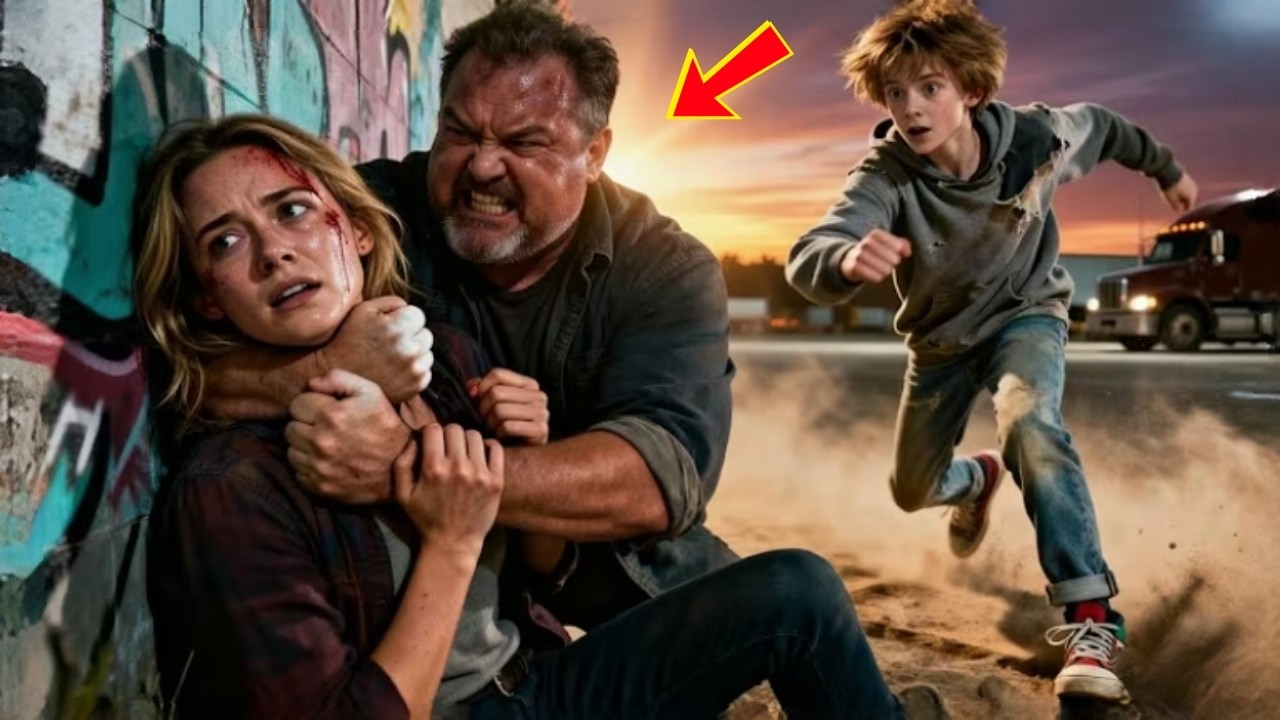 Die Frau eines Bikers wurde auf Parkplatz gewürgt  ein Waisenjunge rettete sie,dann kamen 500 Bikes.