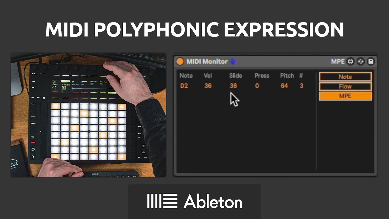 Ableton Live & MPE : La Révolution de l’Expressivité MIDI Polyphonique