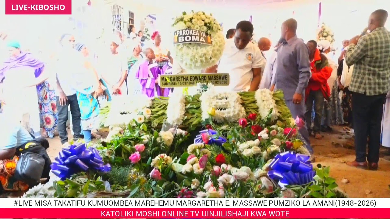 #LIVE MISA TAKATIFU KUMUOMBEA MAREHEMU MARGARETHA E. MASSAWE PUMZIKO LA AMANI