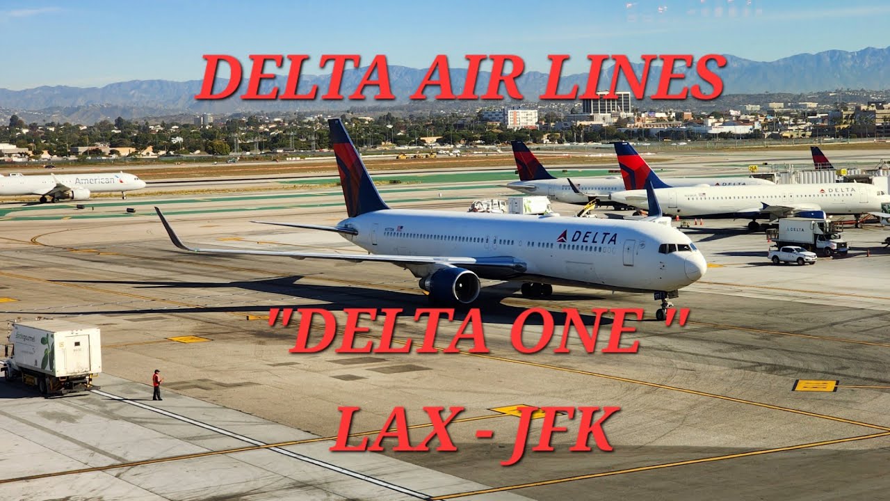 [4K] Flying in First! Delta Air Lines 