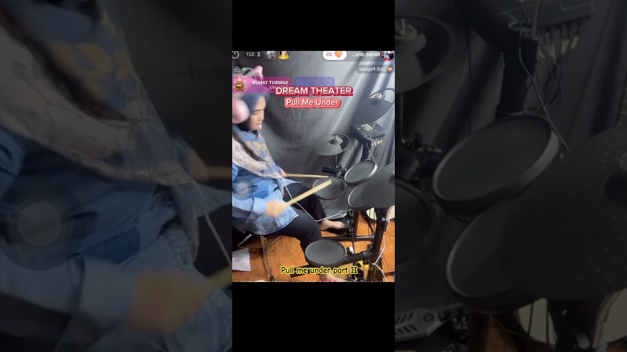Dream Theater Pull Me Under Part II #drumcover #drumers #drums #drumer #drumheads music #pullmeunder