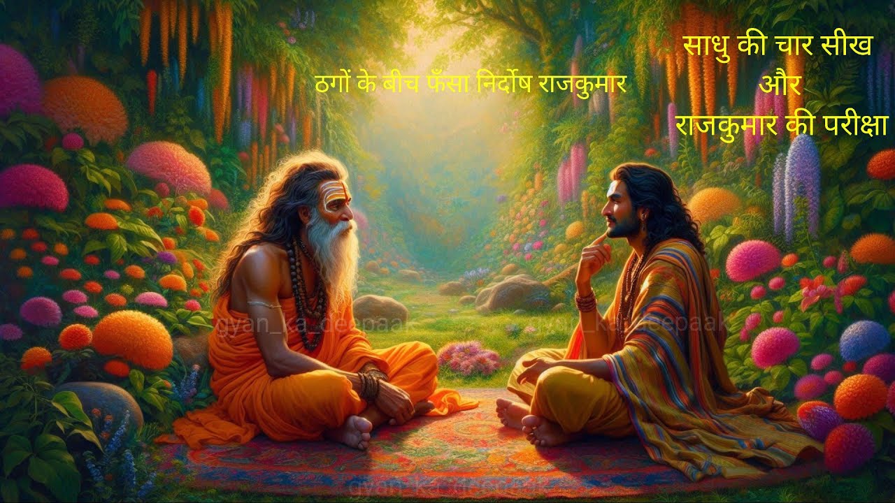 साधु की चार सीख और राजकुमार की परीक्षा!gyan_ka_deepaak #gyanvardhak #prernadayakkahani #lovestory