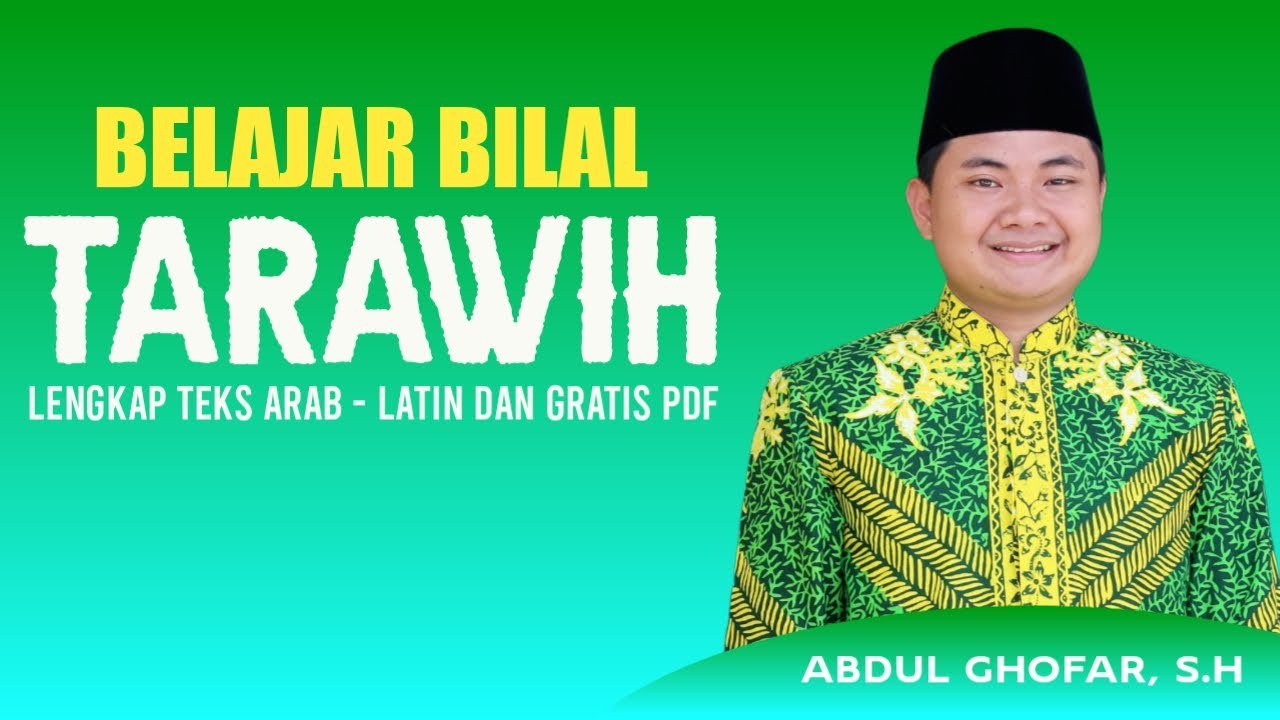 BELAJAR BILAL TARAWIH TERBARU 2022 || FREE PDF