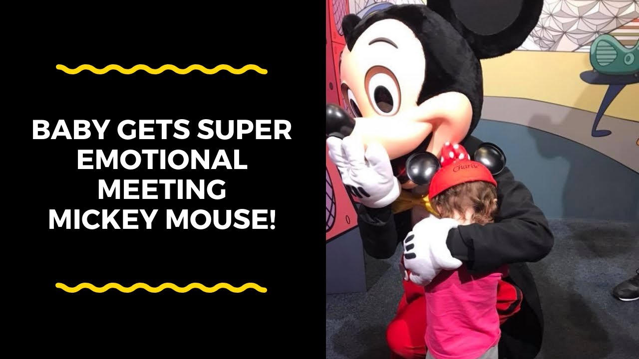 BABY GETS EMOTIONAL MEETING MICKEY AND MINNIE!!!! Disney World  Vlog 2018 Day 4