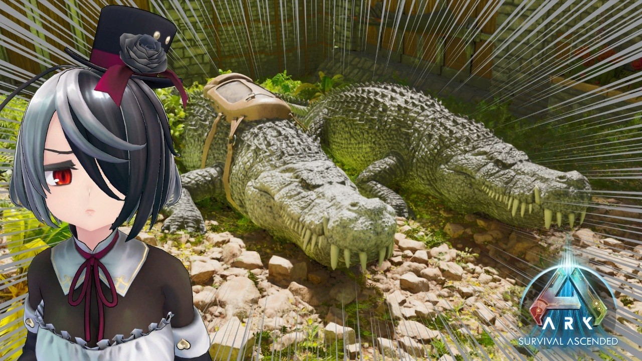 【ARK/ASA】本当にお願い！高ステデイノスクスをテイムしたい！#43【新人VTuber 田中ナナ(仮)】
