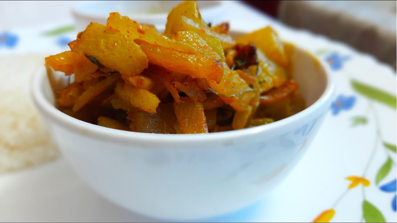 Chow Chow Recipe,Simple Chayote 3 Ingredients Recipe,Best Chow Chow Side Dish For Rice/Chapathi ASMR
