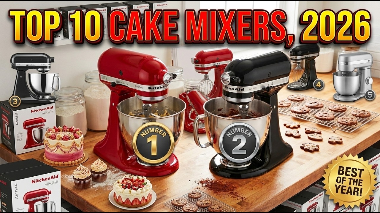 Best Cake Mixer 2026 | Top 10 Best Cake Mixers | Best Stand & Hand Mixers for Perfect Baking 🍰