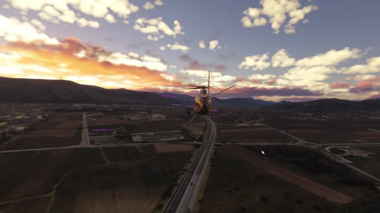 MSFS 2024 VR Group Heli Flight Stream DLSS 4.5
