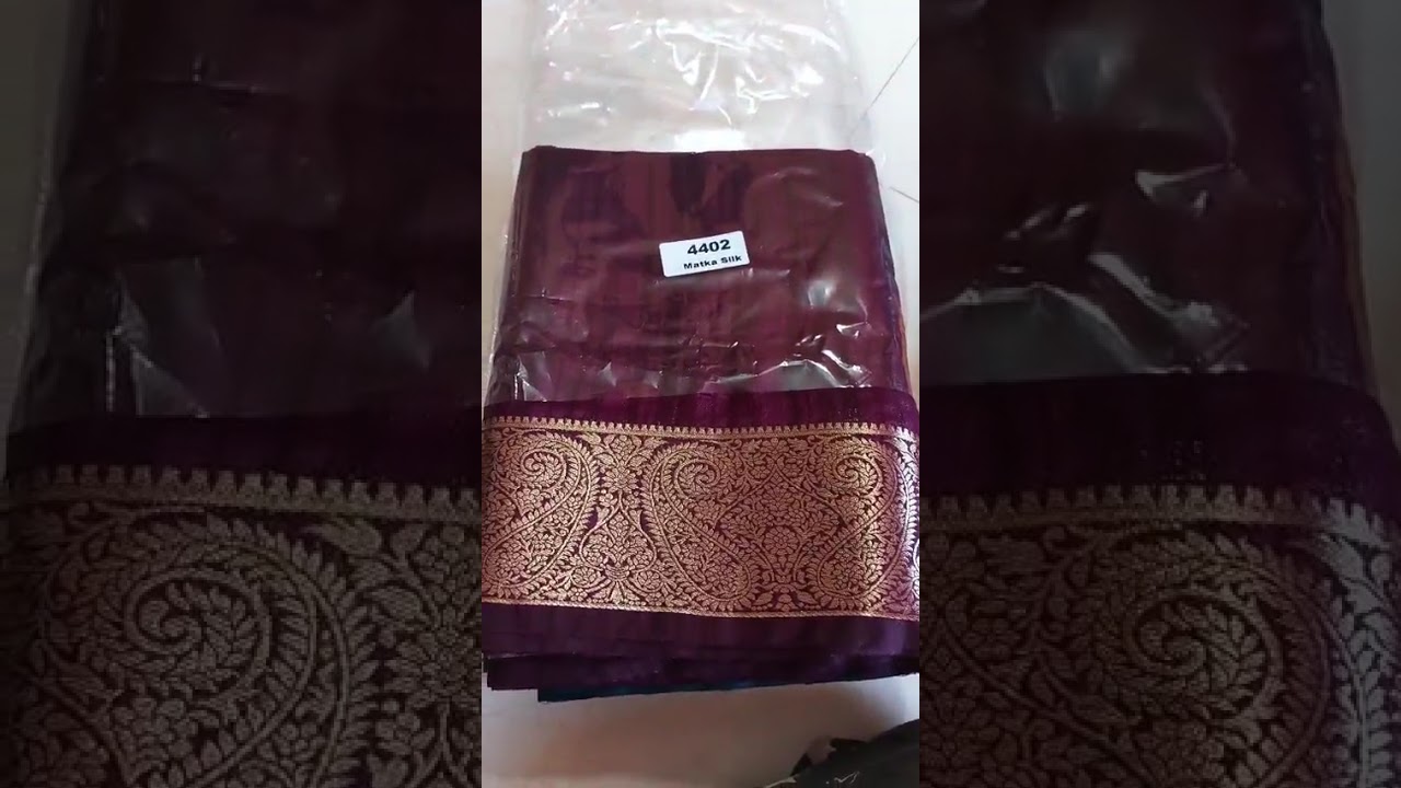 pure matka silk# original # wow saree collection # beautiful #reasonable₹9674580522