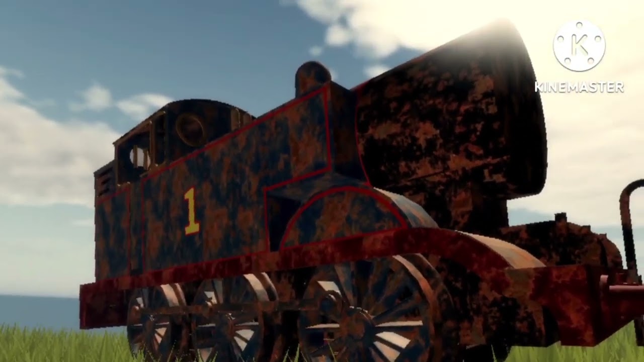 the abandoned remains of Thomas the tank engine...... (what happened is at the end of the video)