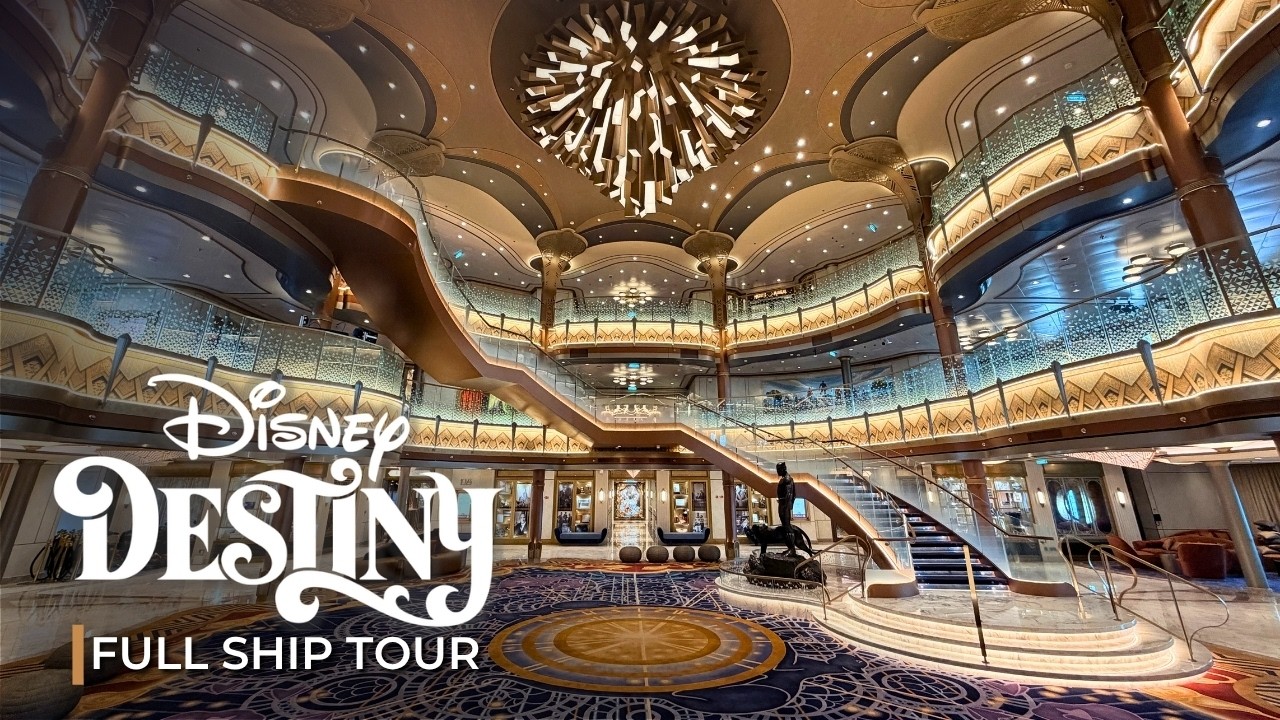 Полное прохождение корабля Disney Destiny | Тур от первого лица в формате 4K 2025