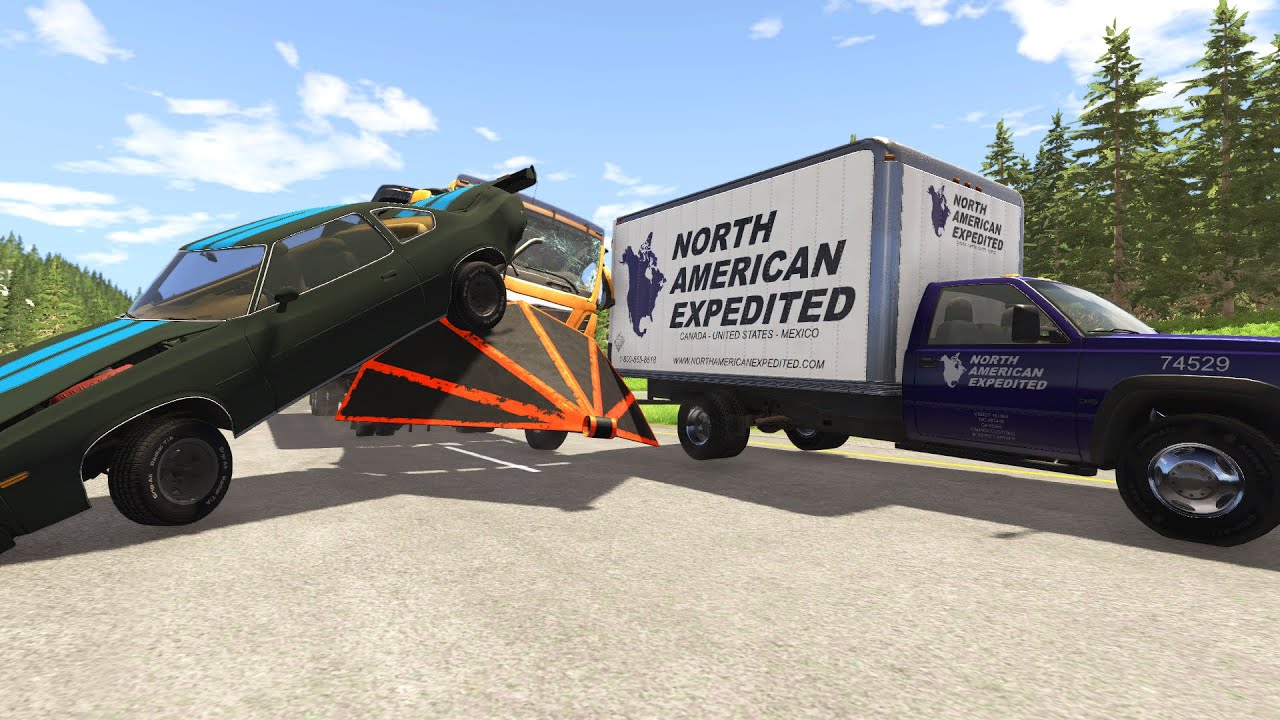 Just Crashes #43 (Ram Plow Madness) - BeamNG Drive
